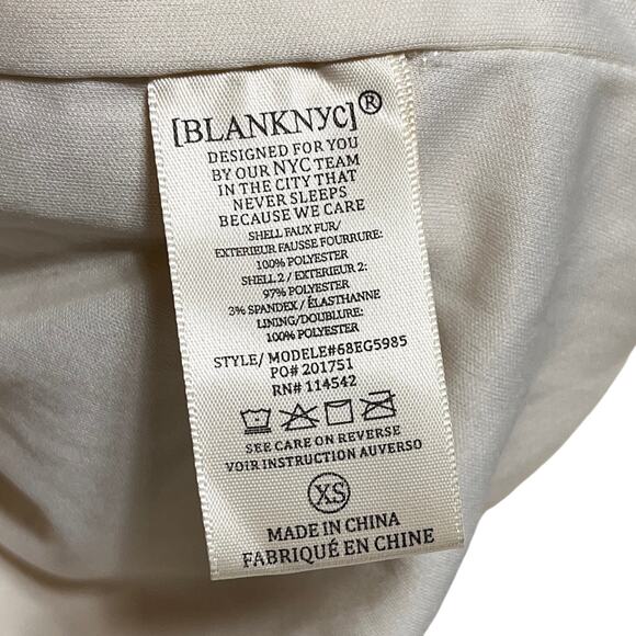 Blank NYC Catch Me Outside Oversized Trucker Jacket Sherpa Faux Suede - Picture 9 of 12